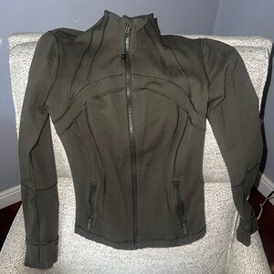 Hunter dark green lulu define jacket